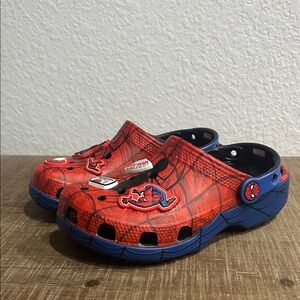 Crocs Marvel Spider-Man Red and Blue Kids Slippers